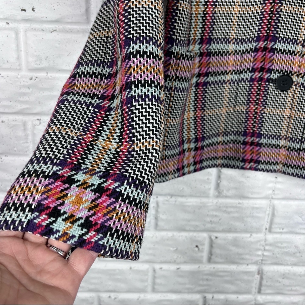 Halogen Plaid 3 Button Multi-Color Houndstooth Ja… - image 5